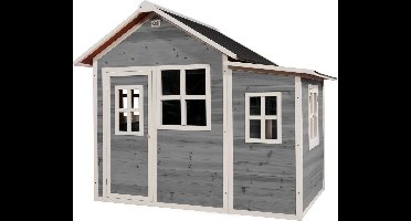 EXIT Loft 150 Houten Speelhuis - Speelhuisje voor Buiten - FSC Hout - Kinderen - Grijs