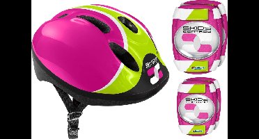 Skids Control Fiets-/skatehelm Met Bescherming Meisjes Roze 52-56 Cm