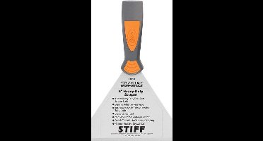 Westcott AC-E18857 Schraper Clauss Onbuigzaam, 24,6x12,7x3,2cm Van Titanium