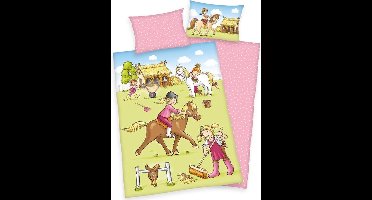 Flanel Dekbedovertrek Ponyfarm Ledikant