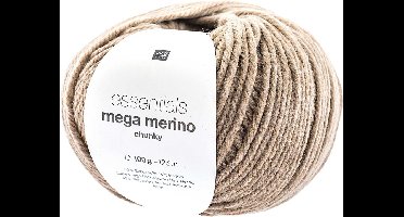 Rico Essentials Mega Wool Chuncky bruin #002 - Mega Wool Chuncky - Rico Design
