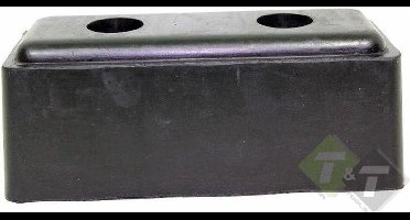 Stootkussen, bootrubber, stootrubber, stootbuffer 200mm x 80mm x 80mm (L x B x H)