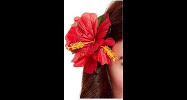 Smiffys - Hawaiian Haarbloem - Rood