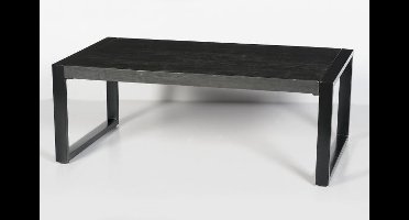 Livingfurn - Salontafel Norris - 110x60x45 cm - Mangohout / Gecoat Staal