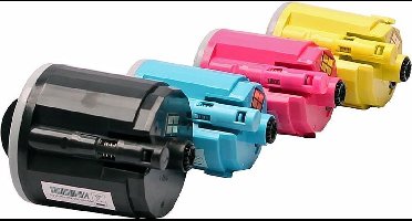ABC huismerk Set 4x toner geschikt voor Samsung CLP-P300C voor CLP300 CLP300N CLP300NG Series CLX2160 CLX2160N CLX3130 CLX3130N CLX3160 CLX3160FN CLX3160N v. ABC