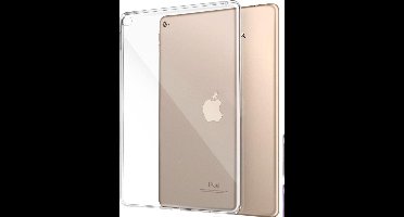 Geschikt voor iPad Pro 12.9 (2017) back cover TPU hoes transparant  geschikt voor smart cover