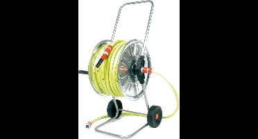 Talen Tools - Haspel - 50 m 1/2 - Met gele tuinslang 3/4