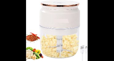 Elektrische Groentesnijder Multifunctioneel - Vleesmolen - Gehaktmolen - Uiensnijder