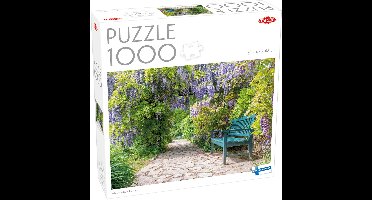 Puzzle 1000 Wisteria Alley in blossom - Puzzel 1000 Wisteria Alley in bloei