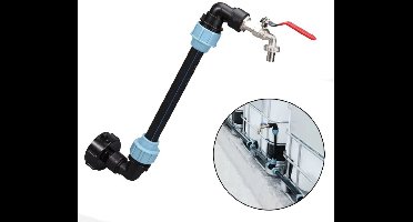 IBC-kraan met snelkoppeling – 3/4" – S60x6 – Voor 1000L IBC-tanks