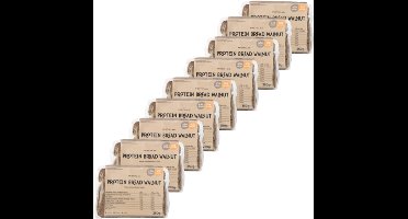 Protiplan - Proteïne Brood Walnoten Bruinbrood - 9 stuks - 9 x brood - Koolhydraatarm brood