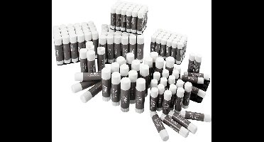 Witte lijmstift, 2x72 stuk/ 1 doos