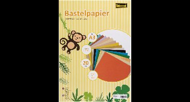 Knutselmap DIN A3 - 20 vellen karton voor creatief papierwerk