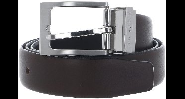 Ted Baker riem Karmer Reversible Leather Belt W85 Brn-Choc donkerbruin zwart