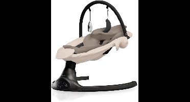 LUVION® Baby Swing Beige - Elektrische Babyschommel - Automatische Wipstoel voor je Baby - Schommelstoel - Babyswing - Uitneembare Wasbare Wipstoelhoes