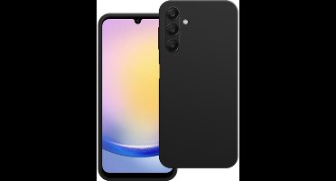 Just in Case hoesje geschikt voor Samsung Galaxy A25 Hoesje - Color Backcover - Zwart