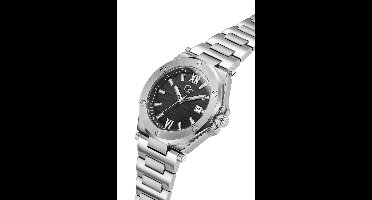 Gc Gc Legacy Sleek Quartz Analoog Horloge Zilver En Zwart Kast: 100% Roestvrij Staal | Bracelet 100% Roestvrij Staal 42 mm Z67001G7, Z67002G2, Z67003G7, Z67004G2