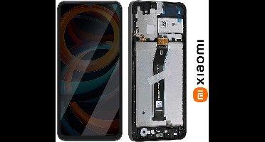 Xiaomi, Compleet Origineel Scherm voor Redmi A3 LCD met Touchscreen en Chassis, Zwart