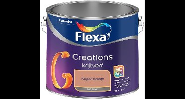 Flexa - Creations Muurverf Krijt - Koper Oranje - Mengverf - 2.5 L