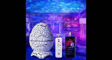 Dinosaurus Sterrenhemel Nachtlicht Met Afstandsbediening - Voor Kinderen en Volwassenen - Slaapkamer Decoratie - Ontspanningslamp Met Meerdere Kleuren - USB-Oplaadbaar