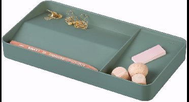 BLUE GINKGO Bureaublad – organizer gemaakt in Korea voor notities, pennen, potloden en accessoires (dubbelzijdig, groen)