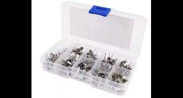 HC 49S kristal oscillator set 100 stuks 10 frequenties DIP quartz resonator 2 pin crystal