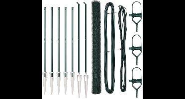 vidaXL - Hekpaal. - Groen