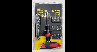 Benson Ratel T-greep bits doppen 29-delig