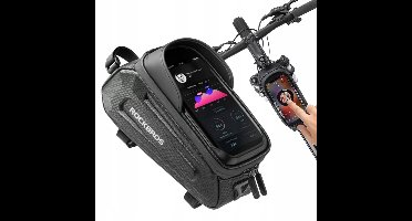Waterdichte Fietstas met Telefoonhouder RockBros ZR19 - Zwart