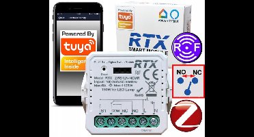RTX Mini Zigbee RF-relaismodule NC GEEN Tuya Smart Home