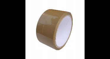 Bruine Pakkingstape 66m x 48mm - Sterk en Duurzaam