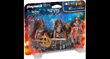 PLAYMOBIL Novelmore Set van 3 Burnham Raiders - 70672