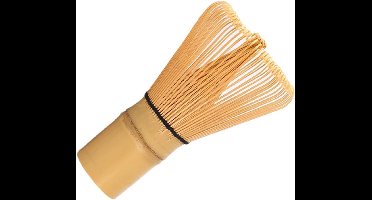 Natuurlijke Bamboe Matcha Klopper Set - Semi-Handgemaakt - Traditionele Accessoires voor Matcha Thee - Inclusief Bamboe Schuimklopper en Schepje - Theeaccessoires voor een Verfijnde Thee-Ervaring