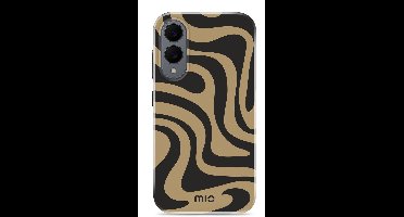 MIO by Mobilize Hoesje | Geschikt voor Samsung Galaxy S25 Edge | Compatibel met MagSafe | Hard Shell Back Cover | Swirl