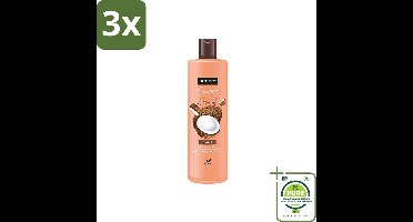 3 x Sence - Coconut - Shampoo - Verzorgend - 400 ml - Voordeelverpakking - Grootverpakking - Kokos Shampoo - Verzorgend Shampoo - Droog Haar Shampoo - Haar Glans - Haar Conditioner