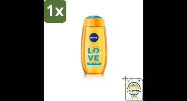 1 x NIVEA Douchegel Love Sunshine 250 ml- Nivea Love Sunshine Douchegel - Douchegel - Hydraterende Douchegel - Frisse Geur - Aloe Vera