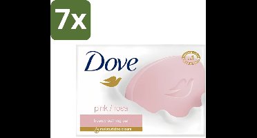 Dove - Zeep - Pink - Hydraterend en Verzorgend - 4 x 100 g - Bulkverpakking - 7 stuks