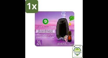 1 x Air Wick Essential Mist - Elektrische Geurverspreider - Starterkit - Rustgevende Lavendel & Amandelbloesem - 20ml - Luchtverfrissers - Geurverspreider - Lavendel - Amandelbloesem - Essentiële Oliën