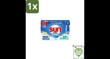 1 x Sun – Vaatwastabletten – All-in-1 Citroen – 19 tabletten - Vaatwastabletten Citroen - Vaatwasmiddel Citroen - Reinigingstabletten - Vaatwasmiddel - Vaatwasmiddel Citroen