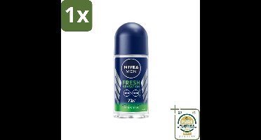1 x NIVEA MEN - Deodorant Roller - Fresh Sensation - 50 ml- Anti-transpirant - Deodorant Roller - Fris Geur - Langdurige Bescherming - Huidvriendelijk
