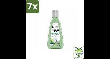 7 x Guhl - Shampoo - Gevoelige Hoofdhuid - 250 ml - Grootverpakking - Shampoo Gevoelige Hoofdhuid - Kalmerende Shampoo - Shampoo Droge Hoofdhuid - Shampoo Jeuk - Shampoo Irritatie