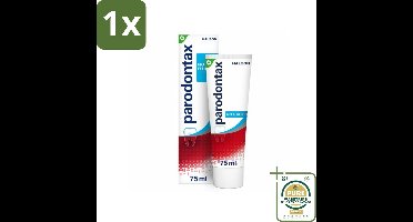 1 x Parodontax – Tandpasta – Zonder Fluoride – 75 ml- Tandpasta Zonder Fluoride - Gezond Tandvlees - Bloedend Tandvlees - Tandplak Verwijderen - Natuurlijke Tandpasta