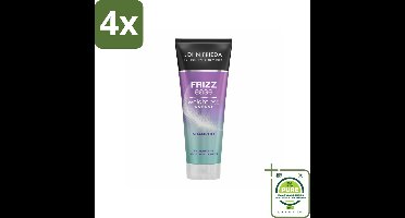 John Frieda – Shampoo – Frizz Ease Weightless Wonder – Lichtgewicht verzorging – 250 ml - Voordeelverpakking - 4 stuks - Pluisvrij haar - Lichtgewicht shampoo