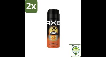 Axe – Deodorant – Sunset Fresh – 150 ml - Voordeelverpakking - 2 stuks - Frisheid - Lichaamsgeur