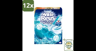 Witte Reus - Turquoise Actief Toiletblok - 1 Toiletblok - Voordeelverpakking - 12 stuks - Toilet reiniging - Fris toilet