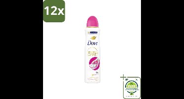 Dove – Deodorant Spray – Dragon Fruit & Coconut Cream – 150 ml - Voordeelverpakking - 12 stuks - Anti-transpirant spray - Zweetvermindering