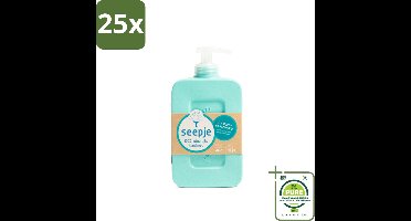 25 x Seepje - Handzeep - Eucalyptus met Rozemarijn - 300 ml - Antiseptische Geur - Grootverpakking - Handzeep - Eucalyptus - Rozemarijn - Natuurlijke Handzeep - Antiseptische Handzeep