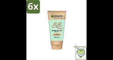 Garnier - SkinActive - BB Cream Classic Medium - 5-in-1 Verzorging - 50 ml - Voordeelverpakking - 6 stuks - BB crème - Gezichtsverzorging