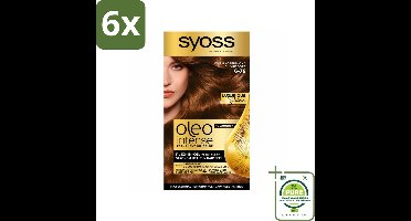 Syoss Oleo Intense - Haarverf - 6-76 - Warm Koperblond - 115ml x 6
