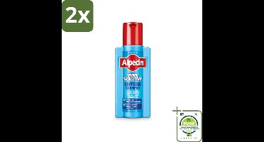 Alpecin - Hybrid - Shampoo - Gevoelige Hoofdhuid - 250 ml - Voordeelverpakking - 2 stuks - Shampoo voor gevoelige hoofdhuid - Anti-roos shampoo
